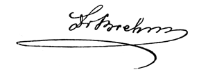 Signatur: Alfred brehm