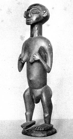  Idol. Holzfigur aus Deutsch-Ostafrika