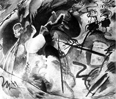 Kandinsky: Bild mit weißer Form