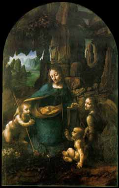 The Virgin of the Rocks, 1503-1506, Oil on wood, 189.5 x 120 cm, National Gallery, London