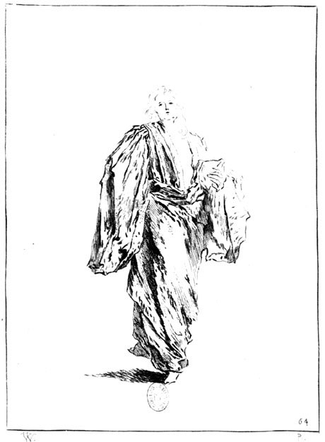 Zeichnung: Watteau