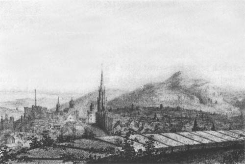 Edinburg vom Castell aus gesehen