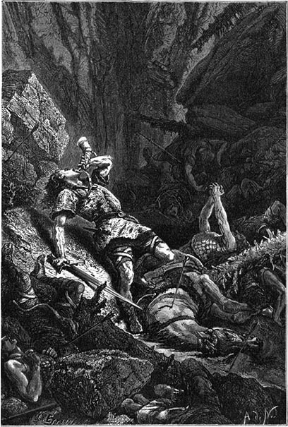 Rolands Tod im Thale zu Roncesvalles