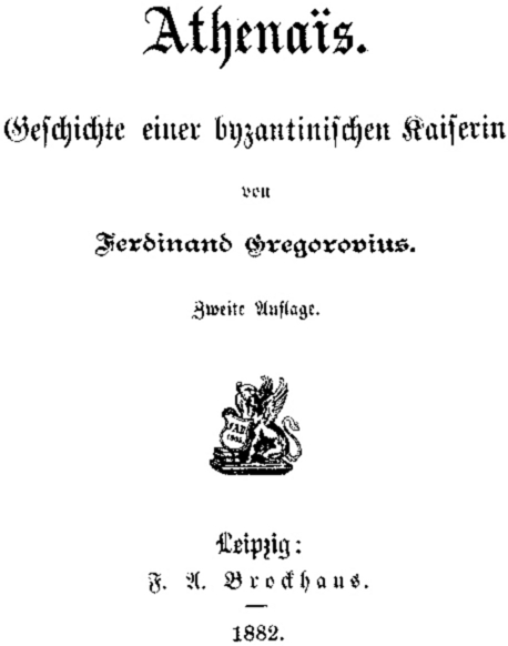 Ferdinand Gregorovius: Athenaïs