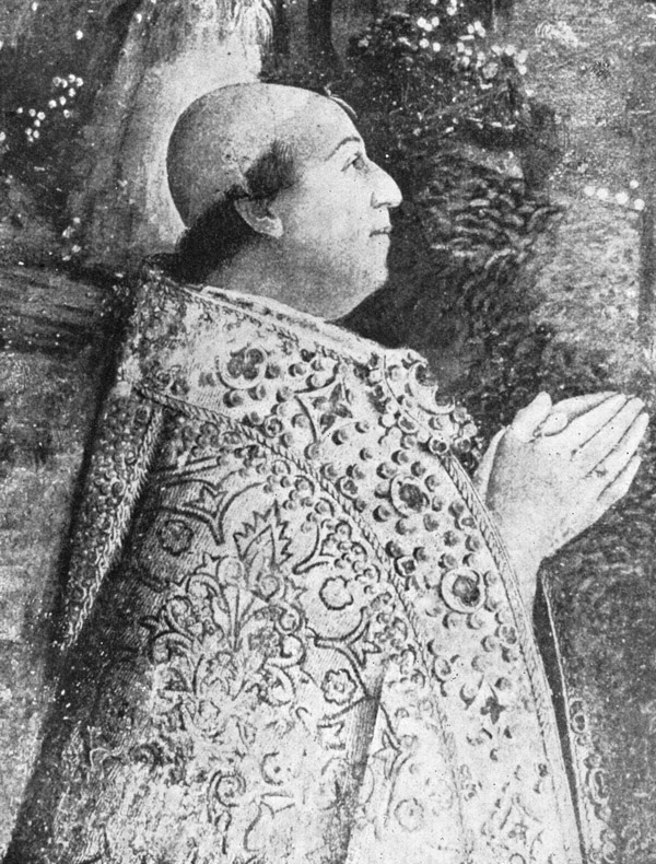 Papst Alexander VI. (Nach dem Gemälde von Pinturicchio) 