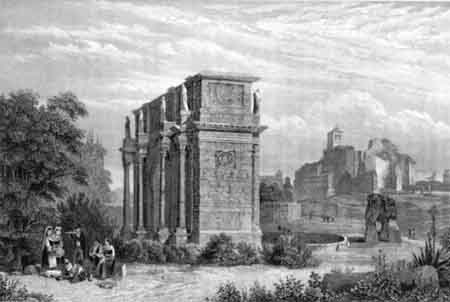 Rom: Triumphbogen des Constantin