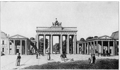 Das Brandenburger Tor zur Zeit Gutzkows