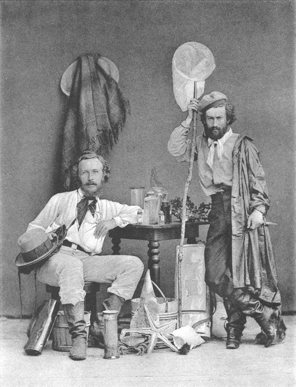 Ernst Haeckel, und sein reisebegleiter