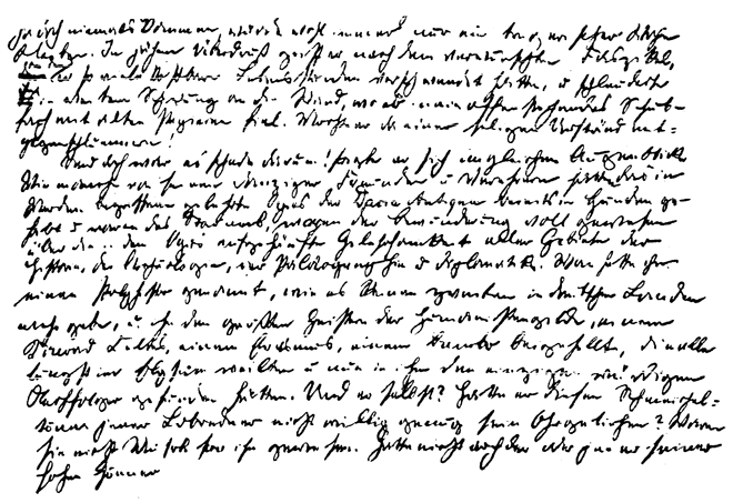 Handschrift Max Halbe
