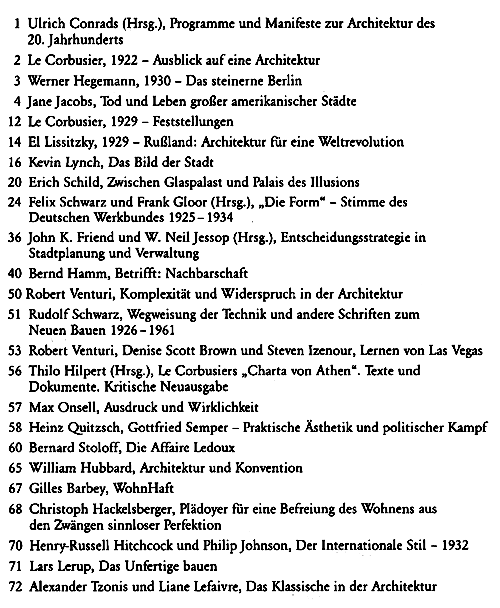  Bauwelt Fundamente (lieferbare Titel)