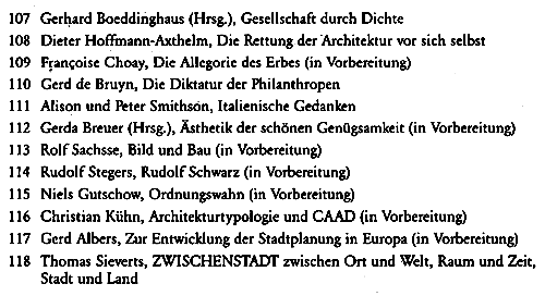  Bauwelt Fundamente (lieferbare Titel)