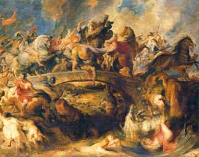 Rubens, Die Amazonenschlacht
