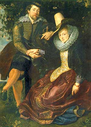 Rubens, Rubens und Isabella Brant in der Geißblattlaube