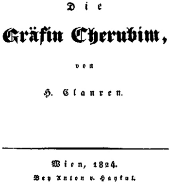 H. Clauren: Die Gräfin Cherubim