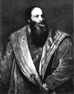 Pietro Aretino, von Tizian