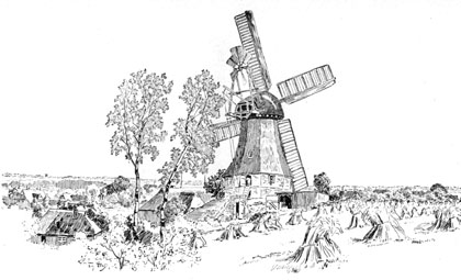 Die Mühle in Haale, dem Geburtsort des Dichters
