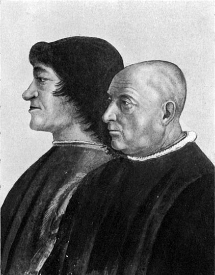 Lorenzo de' Medici mit Francesco Sassetti