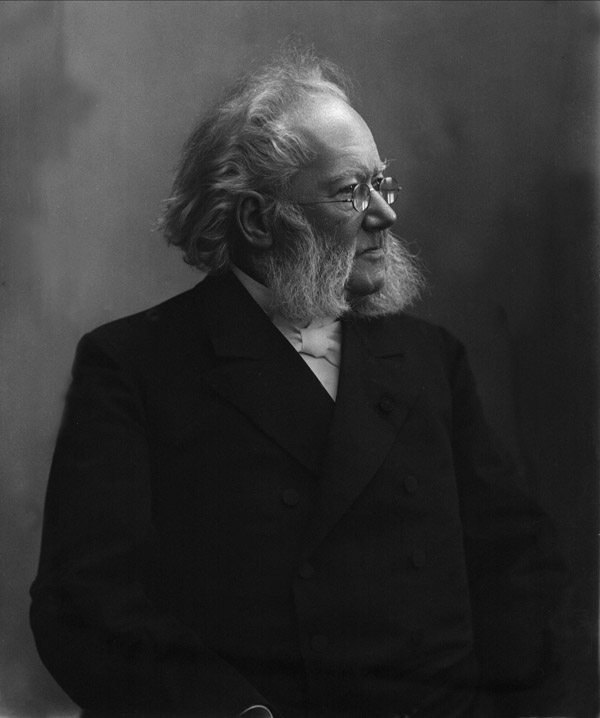 Ibsen ca. 1898. Quelle:commons.wikimedia.org