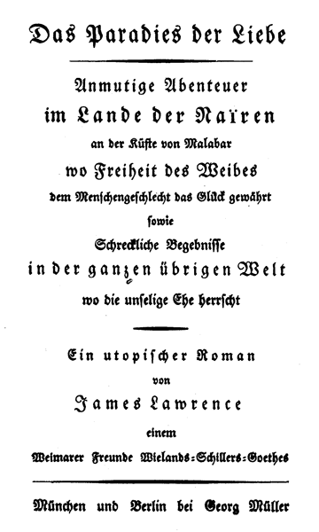 Titelblatt von 1800