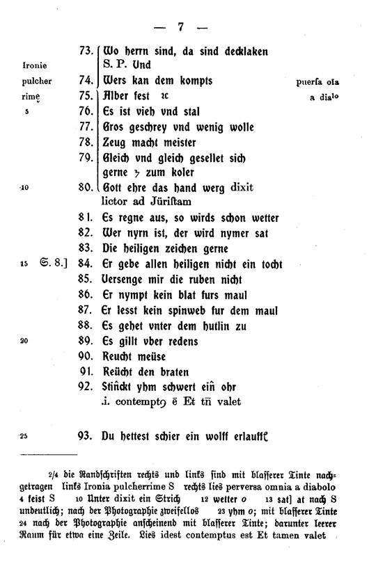 Faksimile der Handschrift