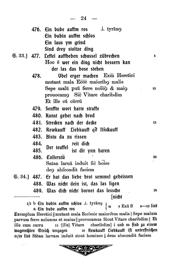 Faksimile der Handschrift