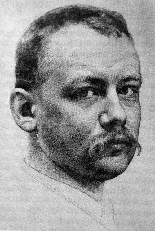 Karl Stauffer. Selbstportrait