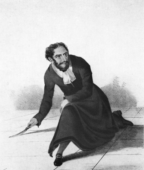 Der Schauspieler Edmund Kaen als Shylock (1814)