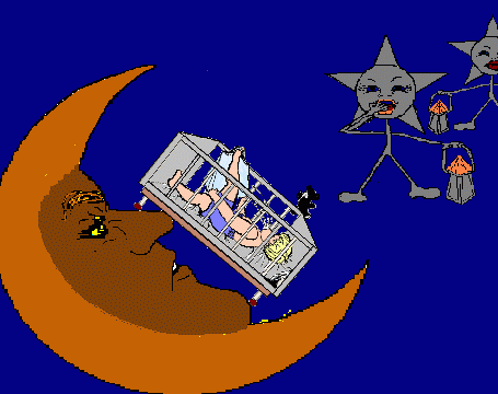 Häwelmann fährt den guten Mond über die Nase